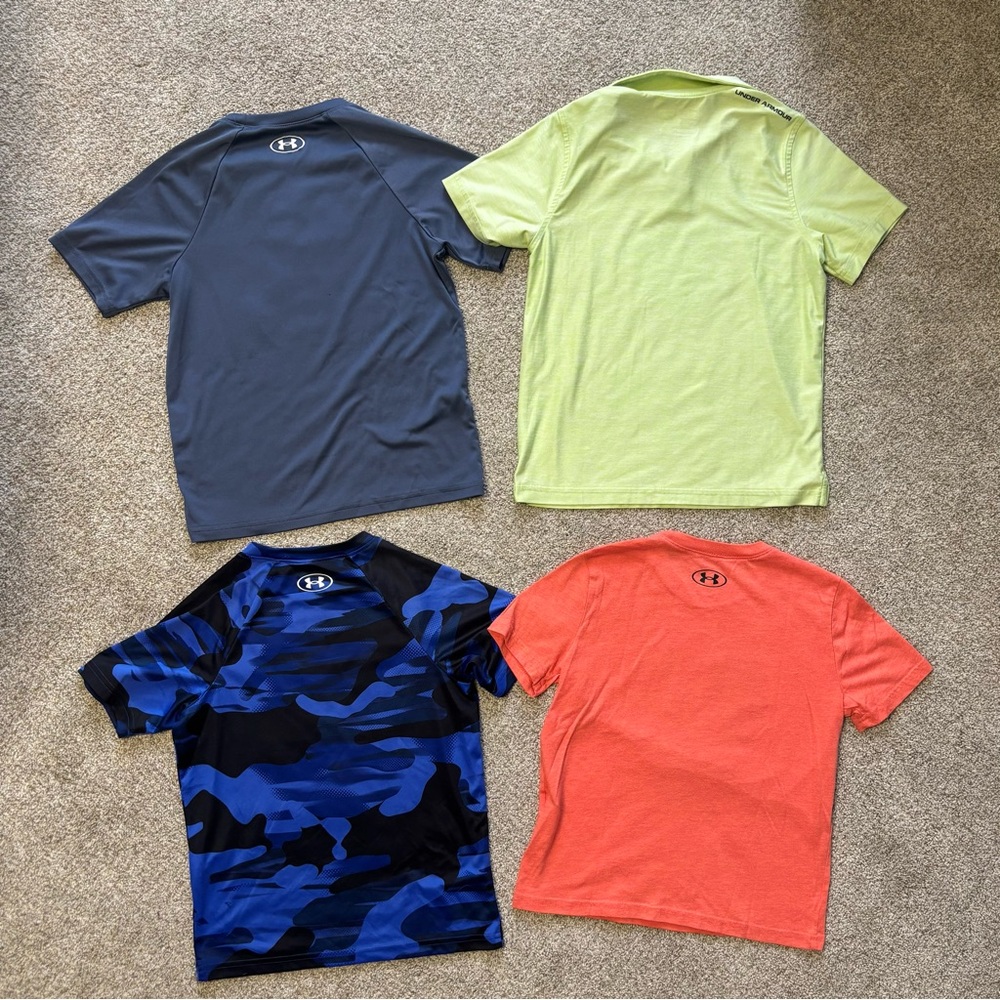 Boys under armour short sleeve tees size small s 8 - Picture 5 of 6